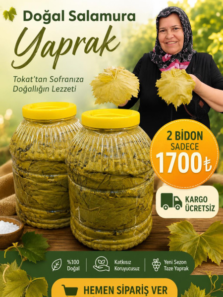 Salamura Yaprak 2 Adet 5'lik Bidon