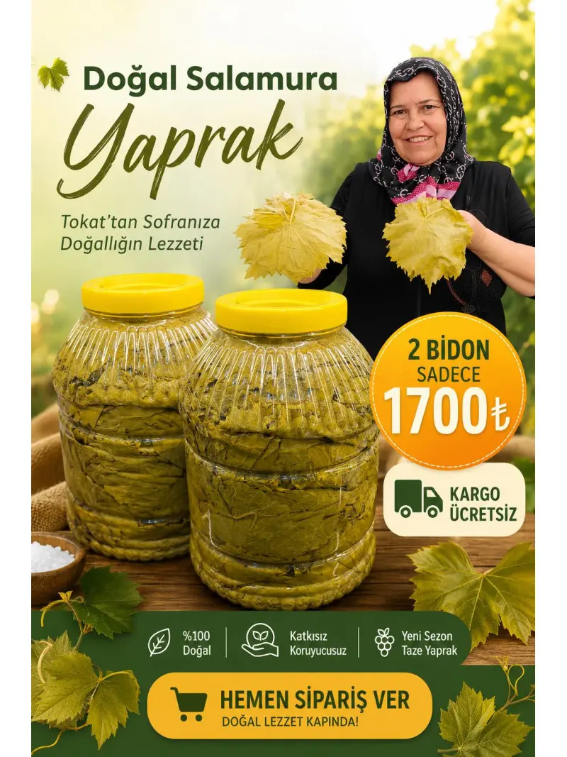 Salamura Yaprak 2 Adet 5'lik Bidon