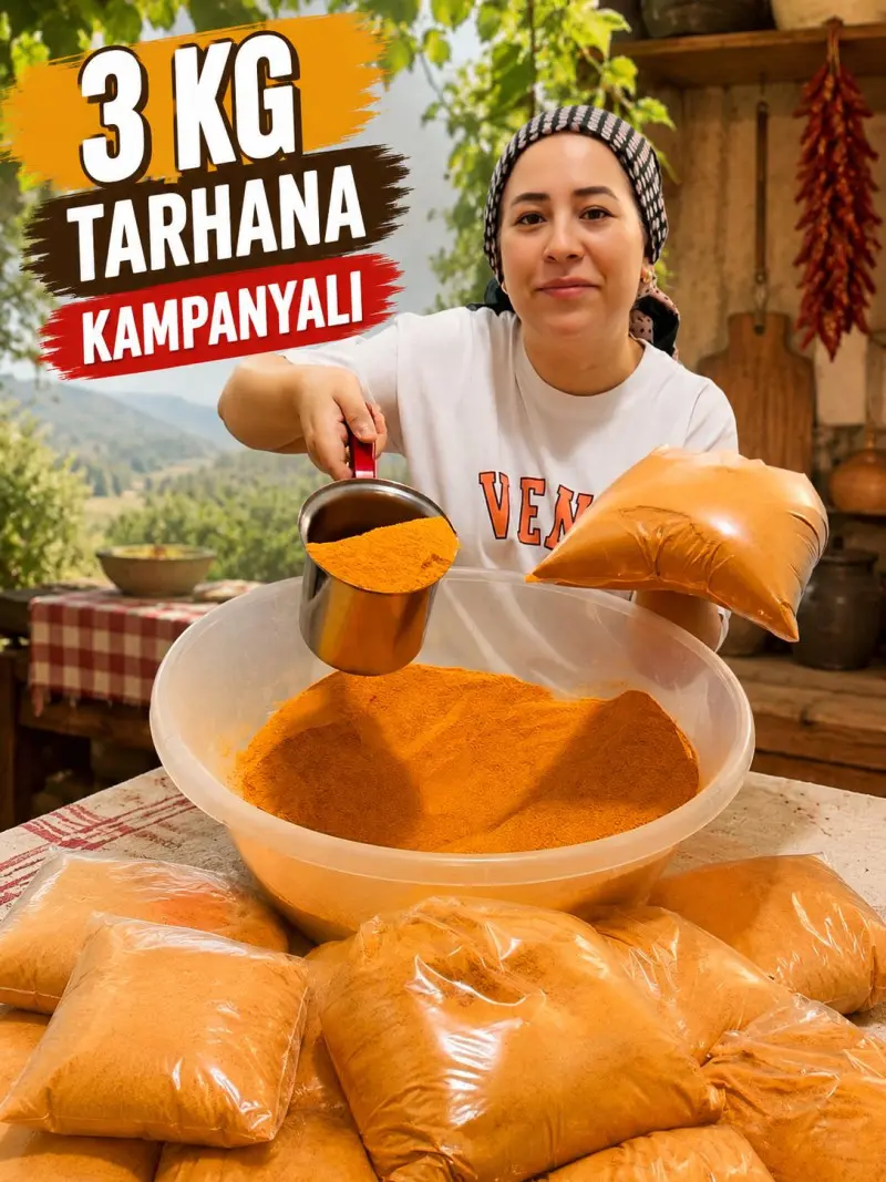 3 KİLO YENİ YAPIM TARHANA