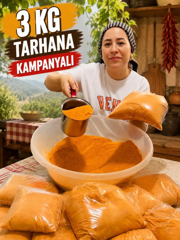 3 KİLO YENİ YAPIM TARHANA